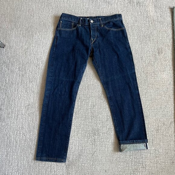 3x1 NYC Men’s M5 Slim Selvedge Raw Denim Jeans Sz 33x28 Made In USA M5SL20070 #1 - Picture 2 of 16